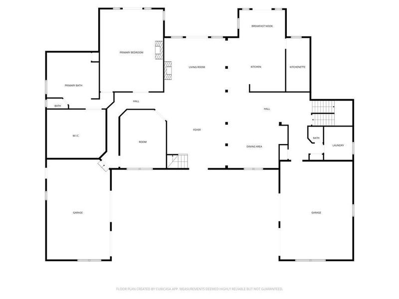 2D floor plan layout of this home in , Buford, GA (Image 4).