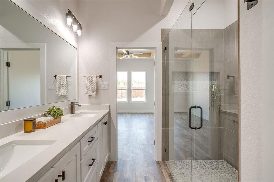 Furnished interior view inside a new home in , Granbury (Image 12). Furnished interior view inside a new home in , Granbury (Image 12).