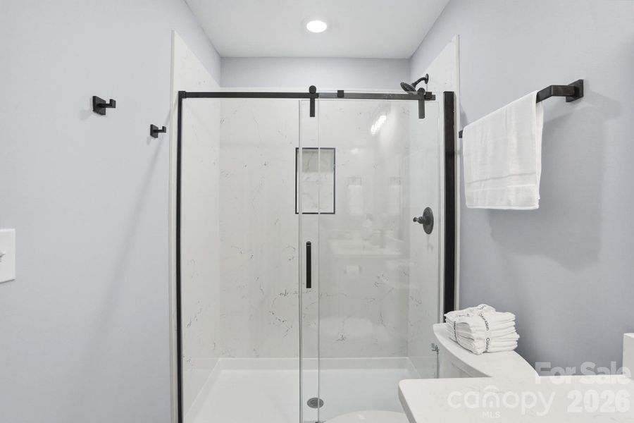 Furnished interior view inside a new home in , Albemarle (Image 5).