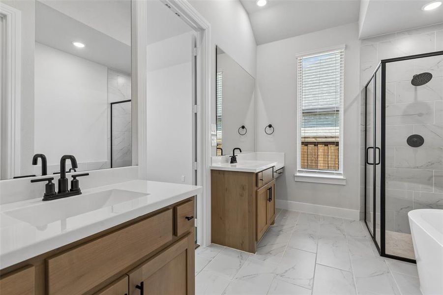 Furnished interior view inside a new home in , McKinney (Image 7).