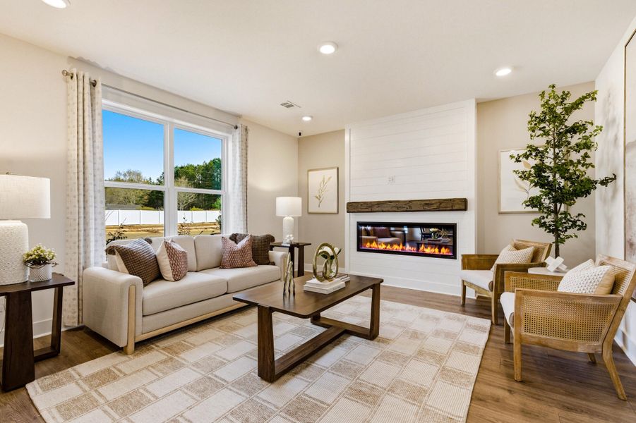 Furnished interior view inside a new home in The Groves of Berkeley, Moncks Corner (Image 20).