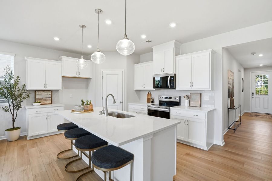Furnished interior view inside a new home in Westfall, Gastonia (Image 5).