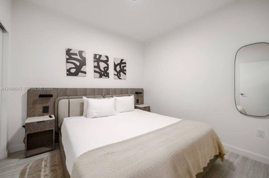Furnished interior view inside a new home in , Miami Beach (Image 11).