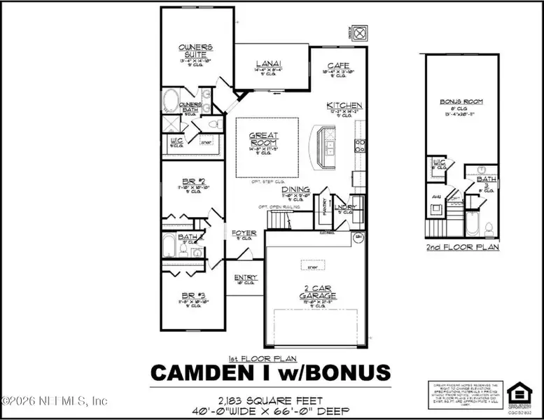 2D floor plan layout of this home in , Orange Park, FL (Image 3).