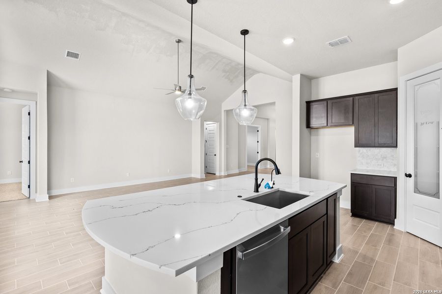 Furnished interior view inside a new home in Stillwater Ranch, San Antonio (Image 10).