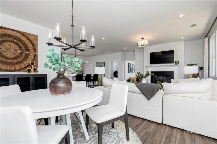 Furnished interior view inside a new home in Madison at Buice Lake, Acworth (Image 5).