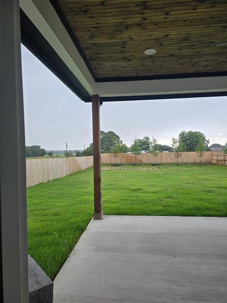 Exterior details and patio area of a home in , Springtown (Image 18).