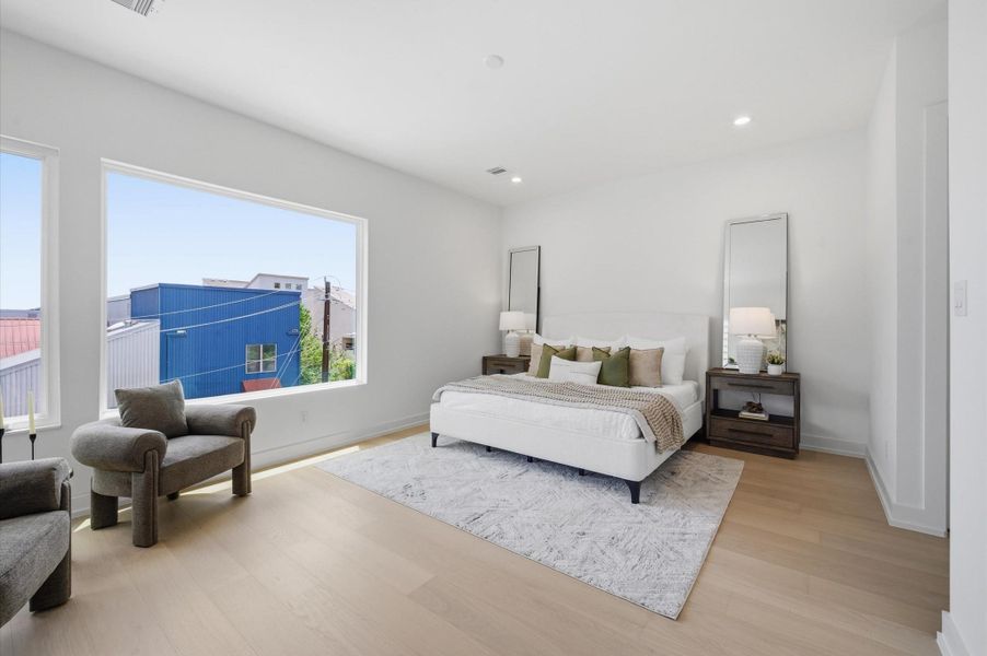 Furnished interior view inside a new home in , Houston (Image 5).