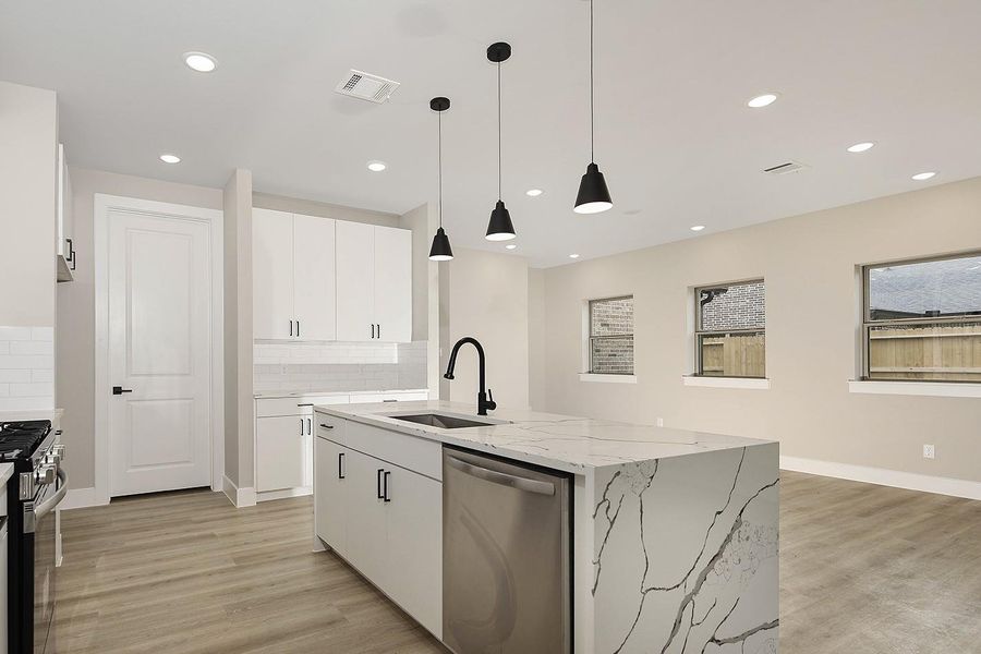 Furnished interior view inside a new home in , Spring (Image 6).