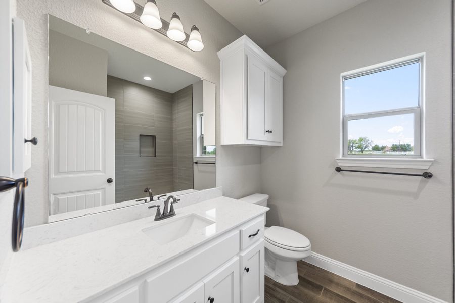 Representative furnished interior of a home built from the 2591 by Robbie Hale Homes in High Meadows Estates, Nevada (Image 13).