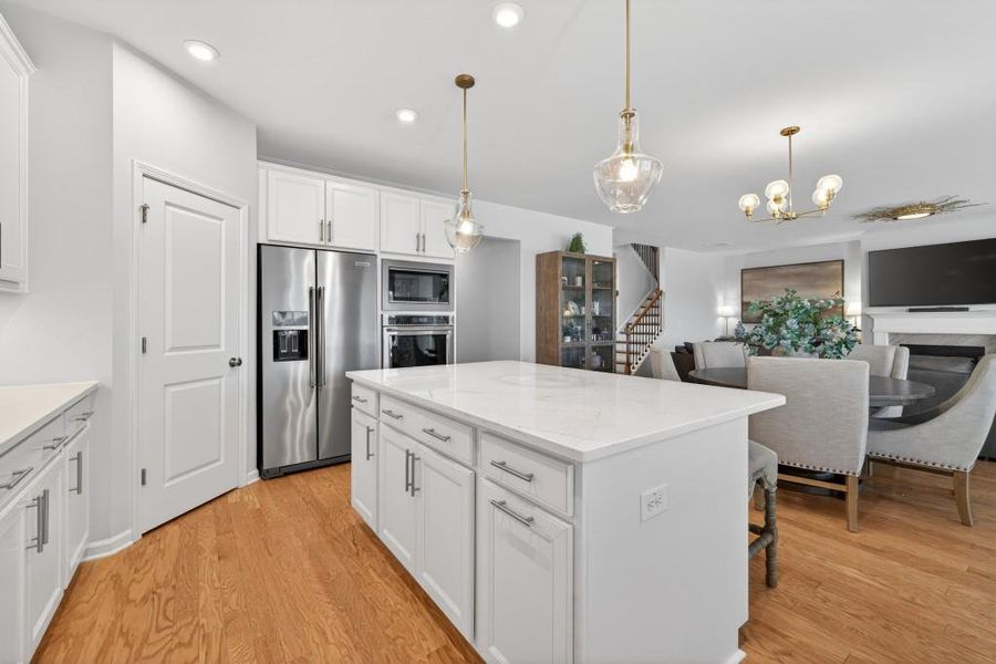 Furnished interior view inside a new home in Reunion, Flowery Branch (Image 69).