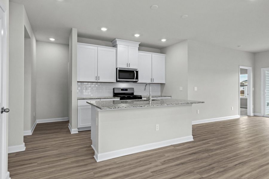 Furnished interior view inside a new home in Waterside - Boardwalk Series, Longs (Image 7). Furnished interior view inside a new home in Waterside - Boardwalk Series, Longs (Image 7).