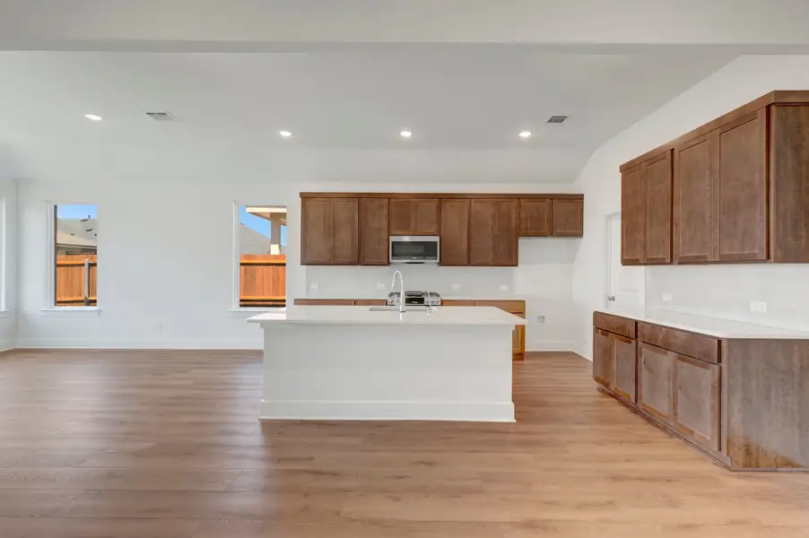 Furnished interior view inside a new home in The Meadows, Denton (Image 8).