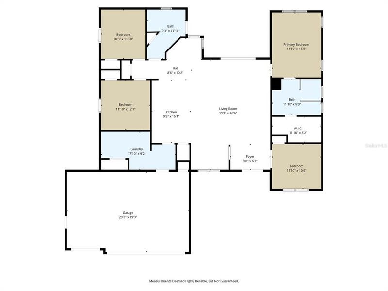 2D floor plan layout of this home in , Homosassa, FL (Image 5).