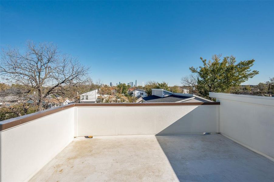 Exterior details and patio area of a home in , Dallas (Image 3). Exterior details and patio area of a home in , Dallas (Image 3).