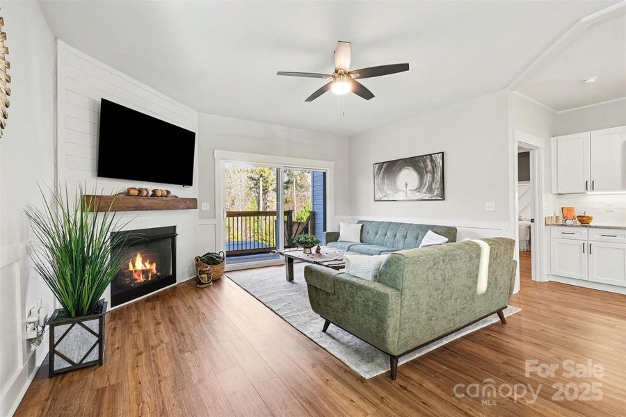 Furnished interior view inside a new home in , Clover (Image 30).