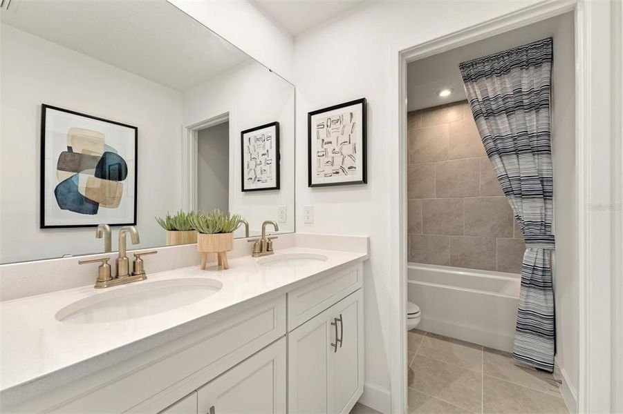 Furnished interior view inside a new home in Rainwood, Groveland (Image 12).