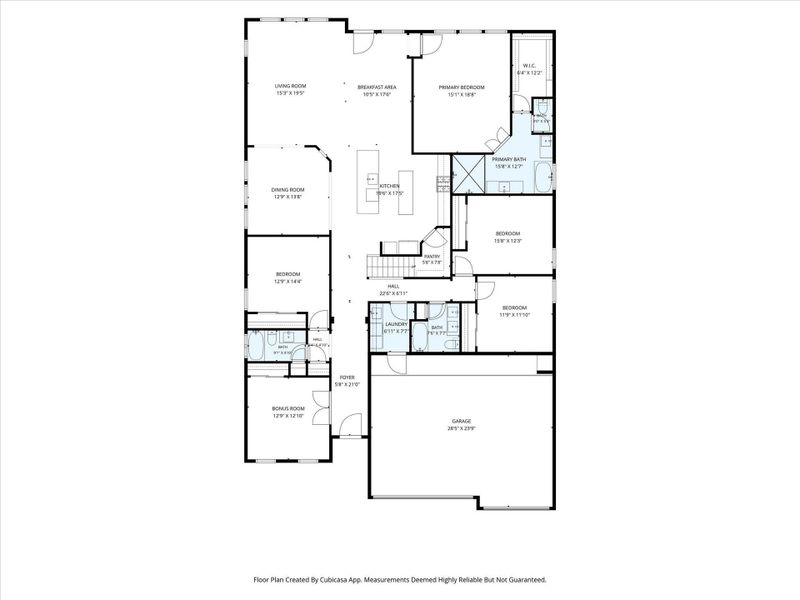 Floor plan downstairs