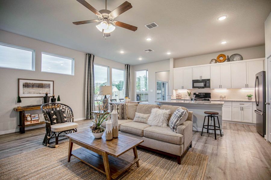 Furnished interior view inside a new home in Prominence – Now Selling, San Antonio (Image 5).