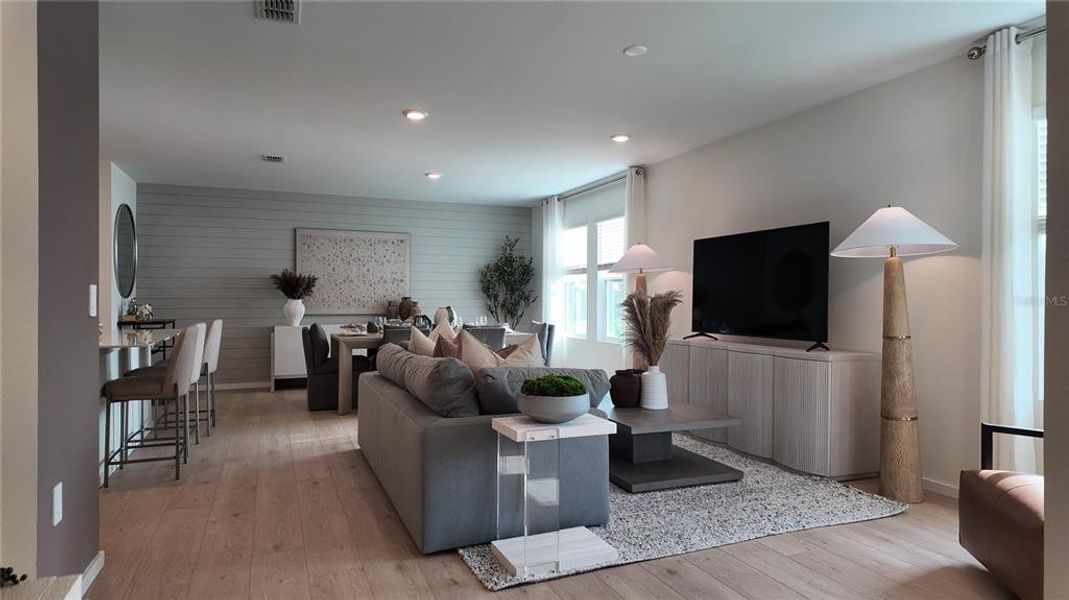 Furnished interior view inside a new home in , St. Cloud (Image 16).