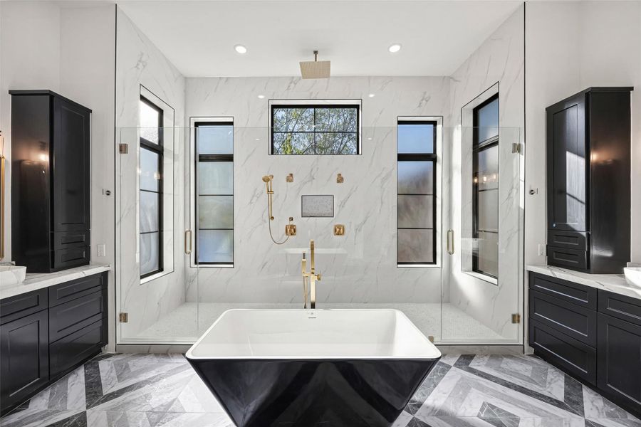 Furnished interior view inside a new home in , Houston (Image 13).