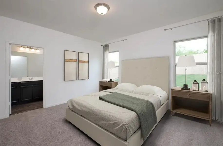 Furnished interior view inside a new home in Mango Hills, San Antonio (Image 3).