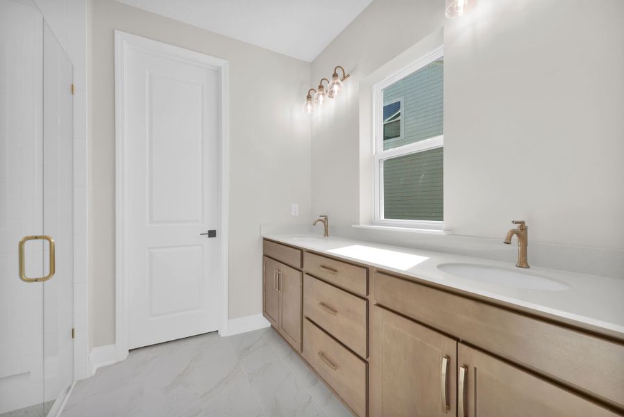 Representative furnished interior of a home built from the Palmetto by Riverside Homes in Mariposa at EverRange, Jacksonville (Image 14).