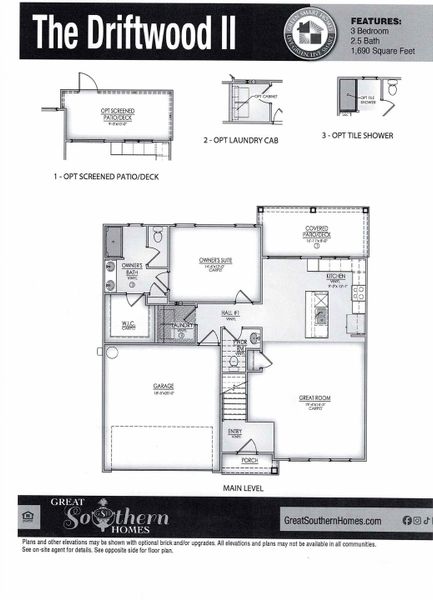 View of floor plan / room layout