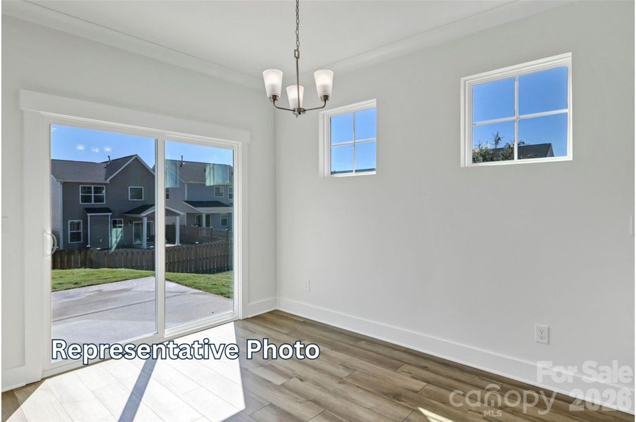 Spacious, unfurnished interior of a new home in Caldwell Forest, Charlotte (Image 14).