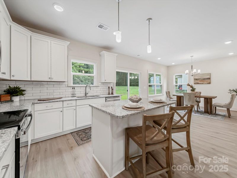 Furnished interior view inside a new home in , Marshville (Image 16). Furnished interior view inside a new home in , Marshville (Image 16).