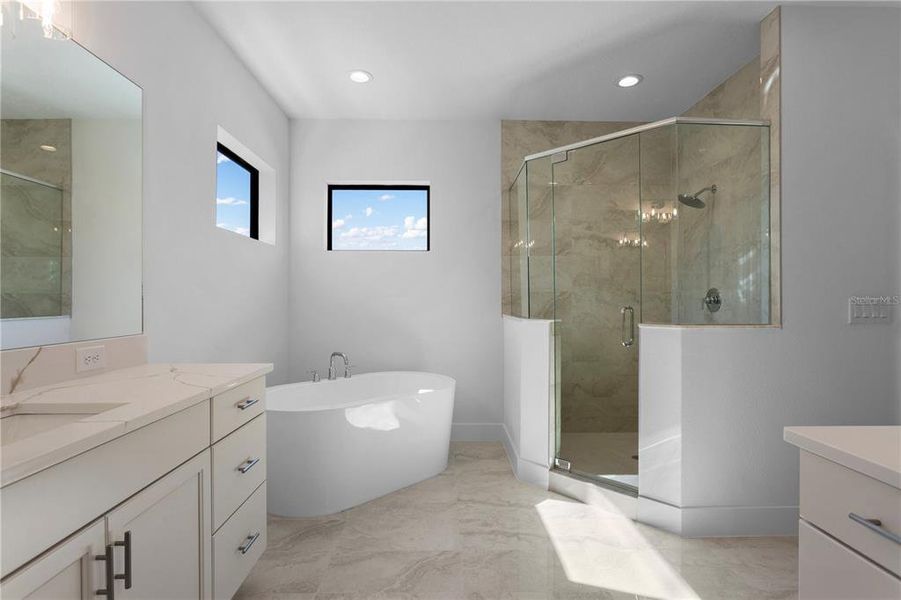 Furnished interior view inside a new home in , Tampa (Image 13).