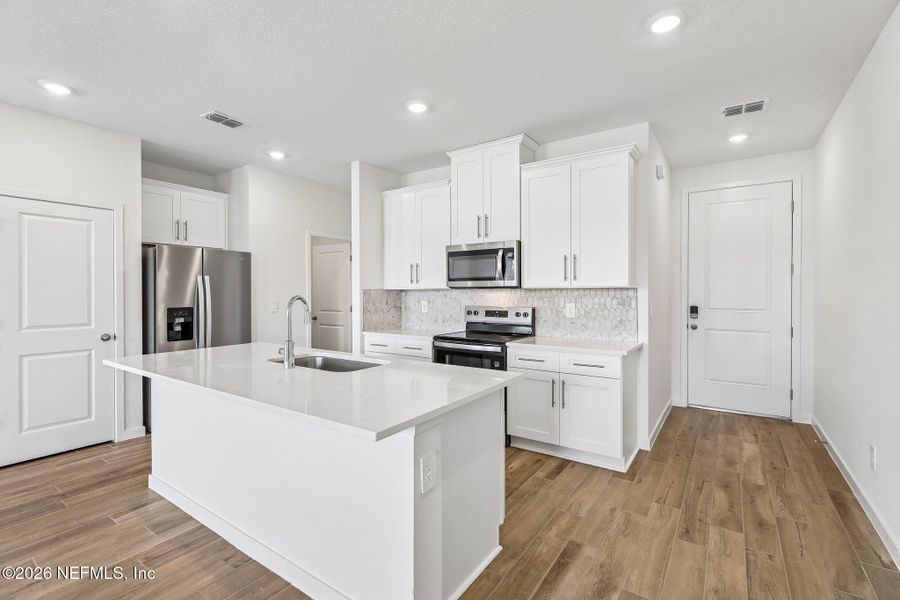 Furnished interior view inside a new home in Parkside at Shearwater, St. Augustine (Image 11).