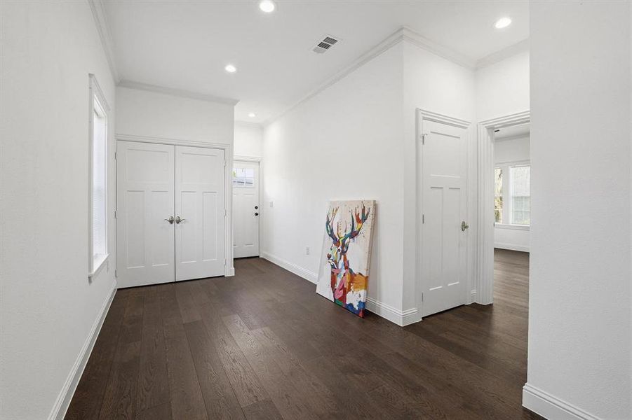 Spacious, unfurnished interior of a new home in , Savoy (Image 19). Spacious, unfurnished interior of a new home in , Savoy (Image 19).