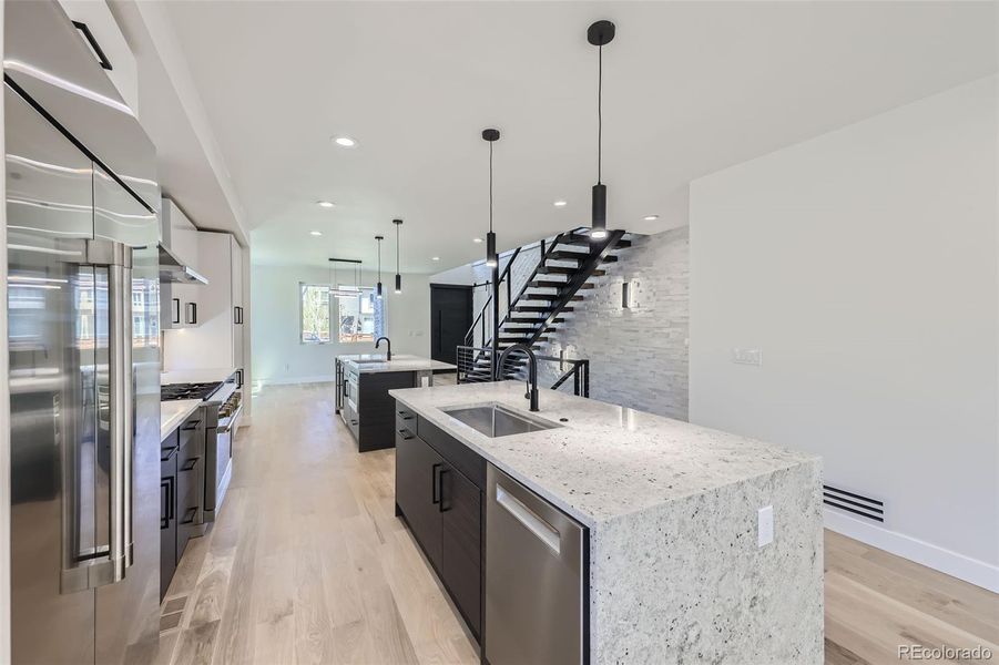 Furnished interior view inside a new home in , Denver (Image 8).