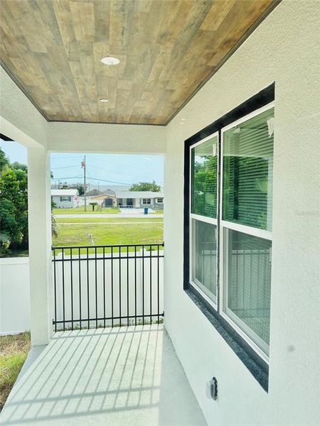Exterior details and patio area of a home in , Davenport (Image 4).
