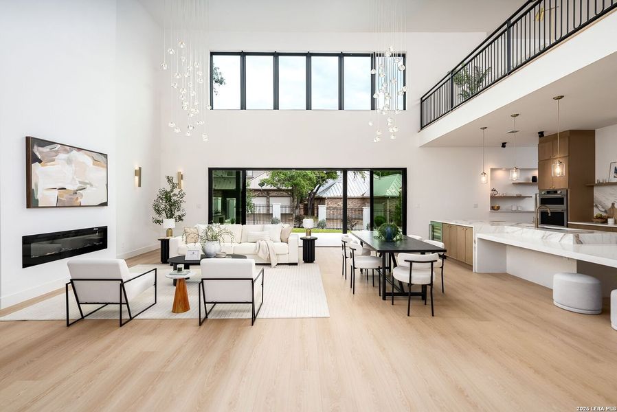 Furnished interior view inside a new home in , San Antonio (Image 37).