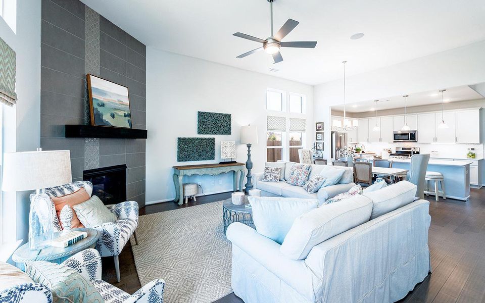 Furnished interior view inside a new home in Sunterra, Katy (Image 15). Furnished interior view inside a new home in Sunterra, Katy (Image 15).