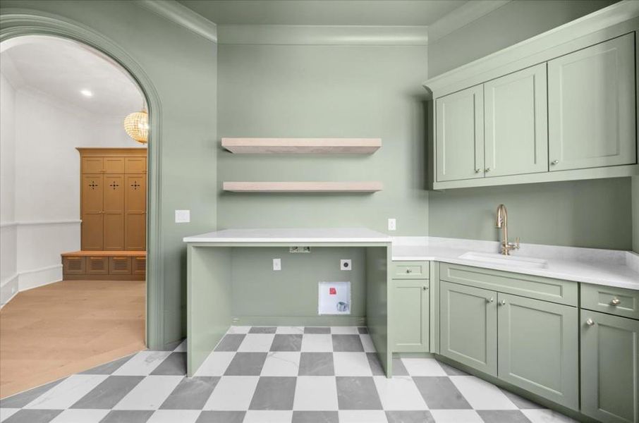 Furnished interior view inside a new home in , Canton (Image 18).