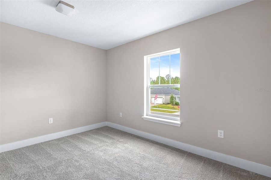 Spacious, unfurnished interior of a new home in Gray Hawk at Hole Two, Daytona Beach (Image 23). Spacious, unfurnished interior of a new home in Gray Hawk at Hole Two, Daytona Beach (Image 23).