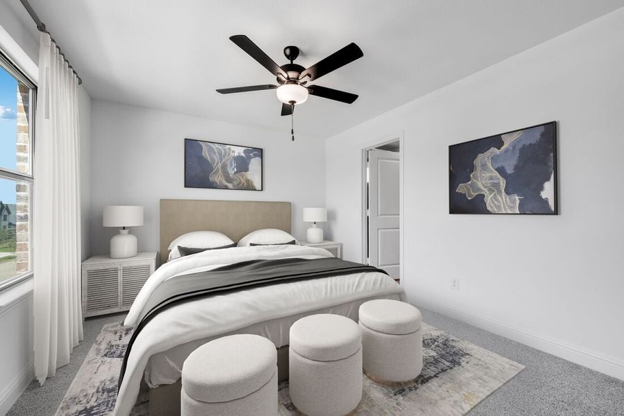 Furnished interior view inside a new home in North Sky Celina, Celina (Image 3).