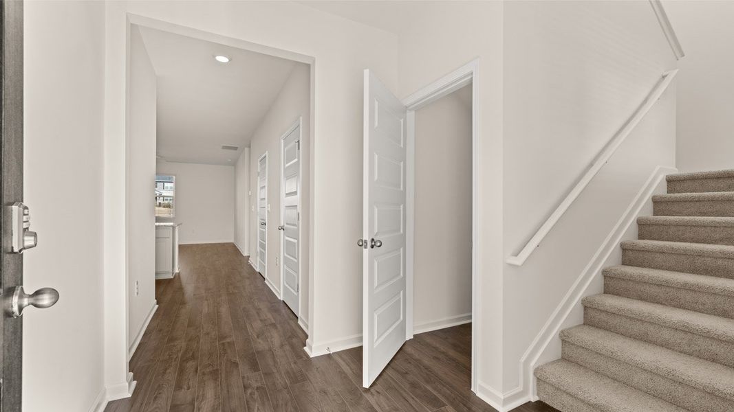Representative unfurnished interior of a home built from the Belfort by D.R. Horton in Locust Grove Station - Cedar Ridge, Locust Grove (Image 28).