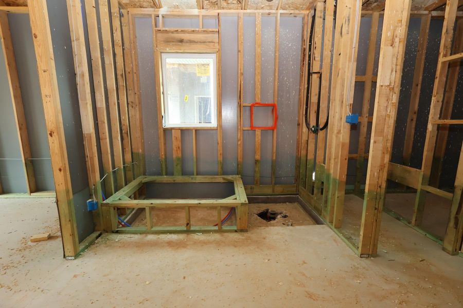 In-progress construction of a new home in The Woodlands Hills - Reserve Collection, Willis, TX (Image 25).
