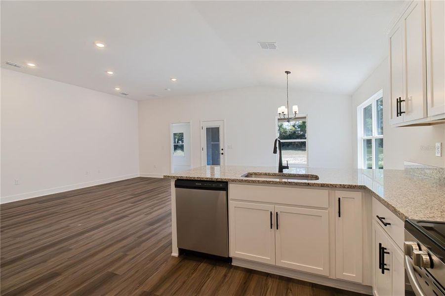 Furnished interior view inside a new home in Briarwood, Alachua (Image 3).