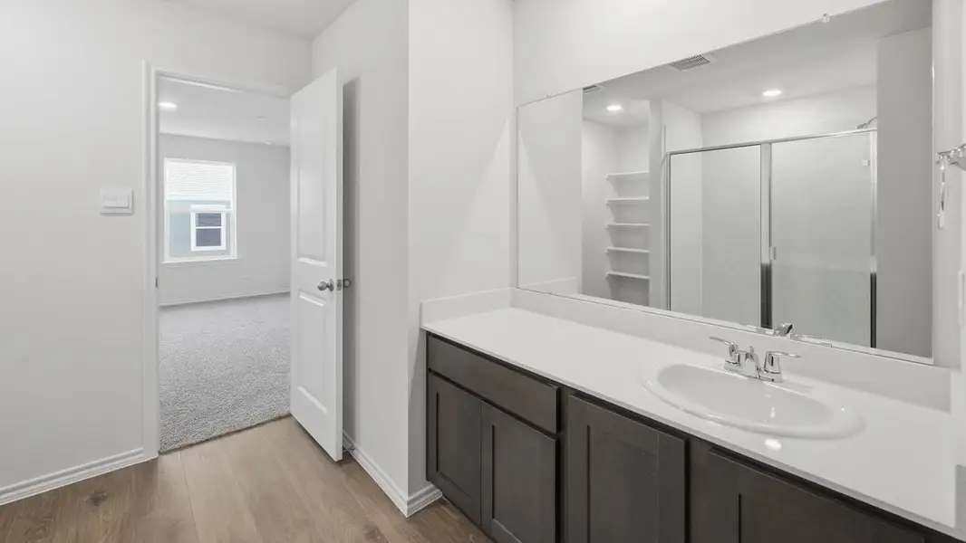 Furnished interior view inside a new home in Arbor Trails South, Princeton (Image 4).