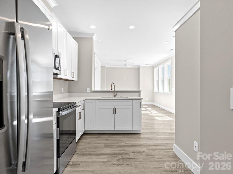 Furnished interior view inside a new home in , Weaverville (Image 11).