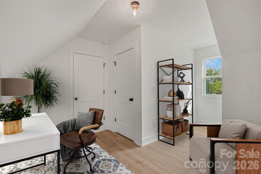 Furnished interior view inside a new home in , Charlotte (Image 8). Furnished interior view inside a new home in , Charlotte (Image 8).