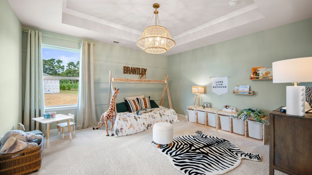 Representative furnished interior of a home built from the Clarity by DRB Homes in Adagio, Dacula (Image 10).