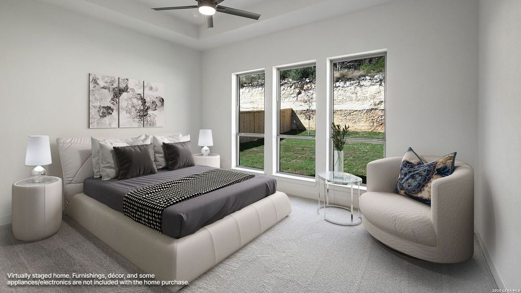 Furnished interior view inside a new home in Hidden Canyon, San Antonio (Image 8).