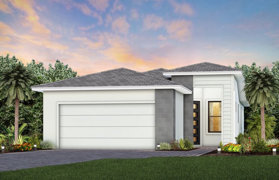 Exterior MD3 with stone