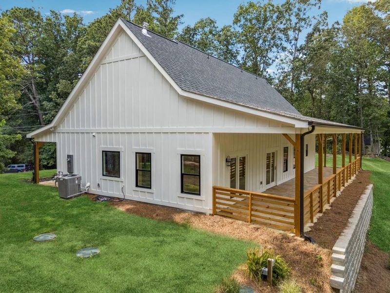 Exterior details and patio area of a home in , Woodstock (Image 3).